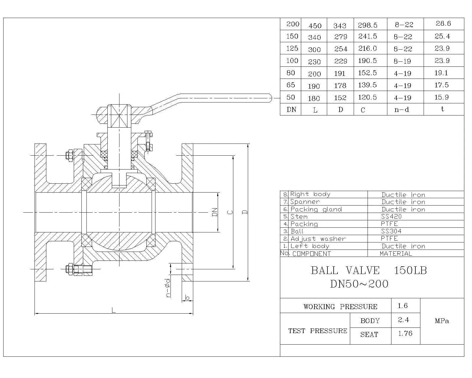 ball valve drawing 1