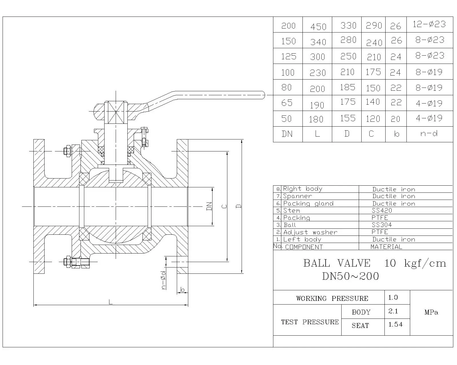 ball valve drawing 3