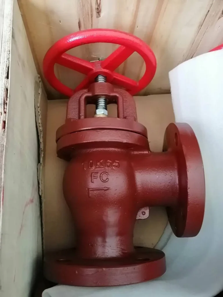 marine cast iron angle valve 1