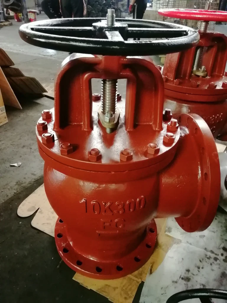 marine cast iron angle valve 2